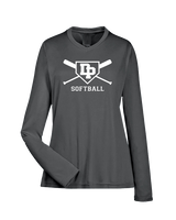 Dos Pueblos HS Softball Logo 02 - Womens Performance Longsleeve