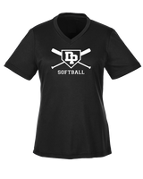 Dos Pueblos HS Softball Logo 02 - Womens Performance Shirt