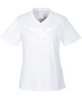 Dos Pueblos HS Softball Logo 02 - Womens Performance Shirt