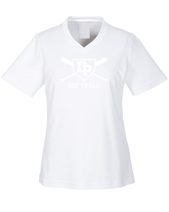 Dos Pueblos HS Softball Logo 02 - Womens Performance Shirt