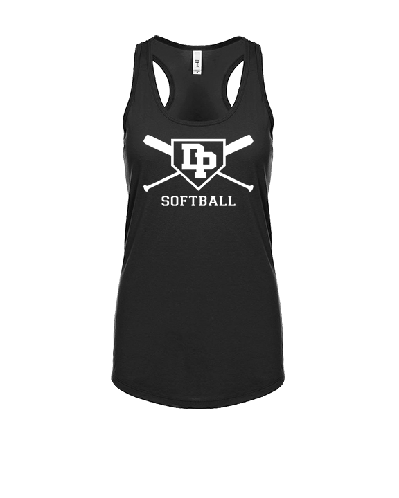 Dos Pueblos HS Softball Logo 02 - Womens Tank Top