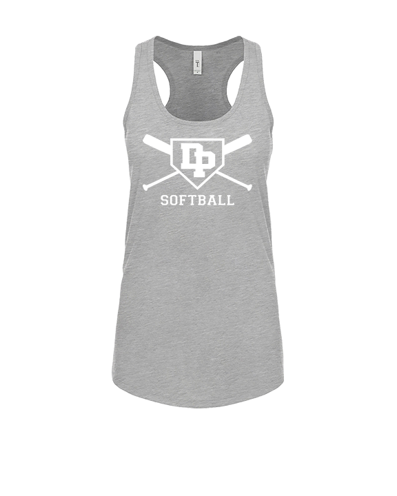 Dos Pueblos HS Softball Logo 02 - Womens Tank Top