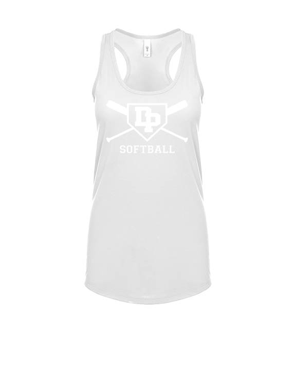 Dos Pueblos HS Softball Logo 02 - Womens Tank Top