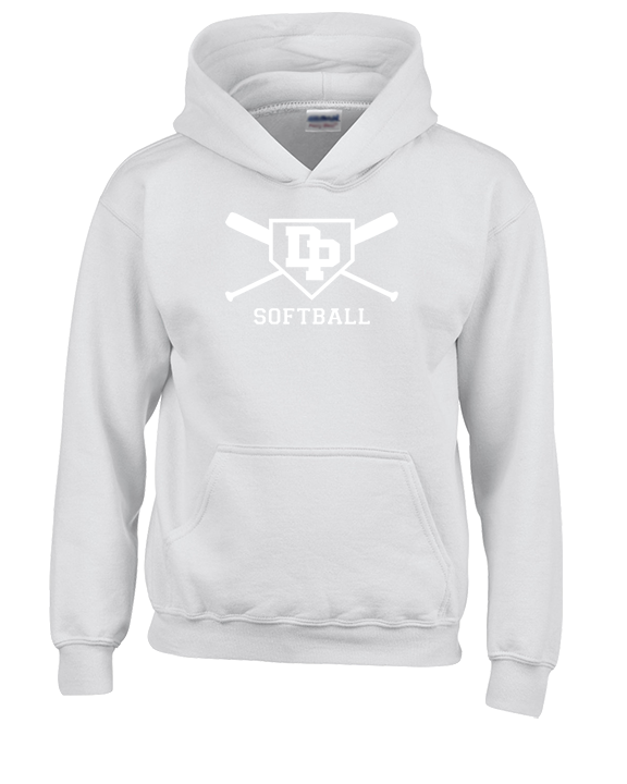 Dos Pueblos HS Softball Logo 02 - Youth Hoodie