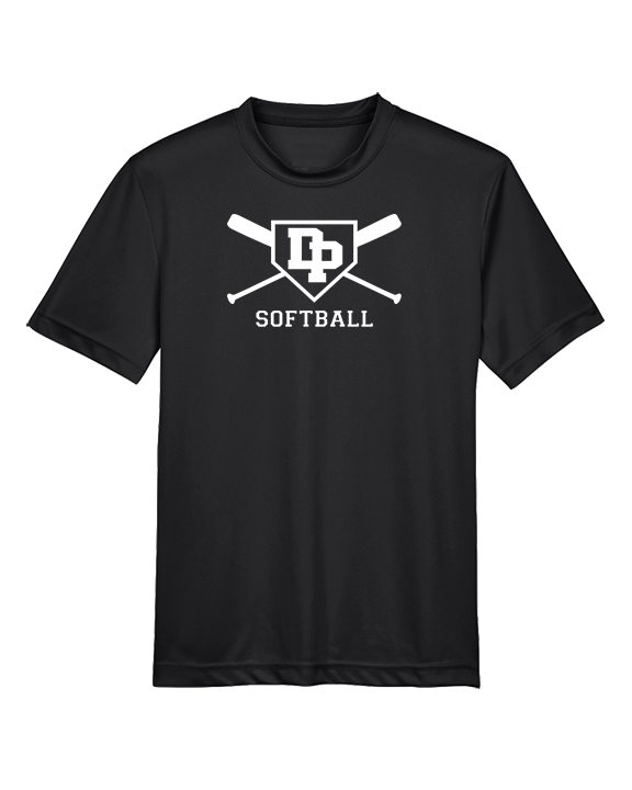 Dos Pueblos HS Softball Logo 02 - Youth Performance Shirt