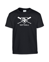 Dos Pueblos HS Softball Logo 02 - Youth Shirt