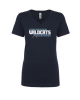 Dougherty Valley HS Boys Lacrosse Bold - Womens Vneck