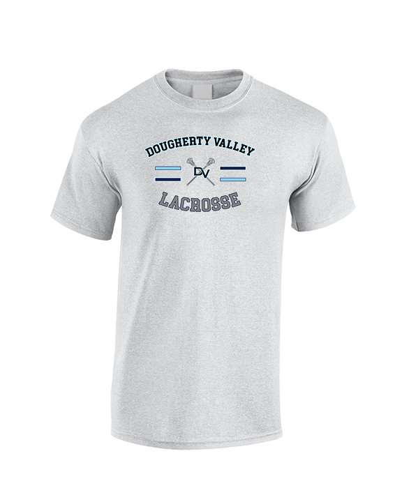 Dougherty Valley HS Boys Lacrosse Curve - Cotton T-Shirt