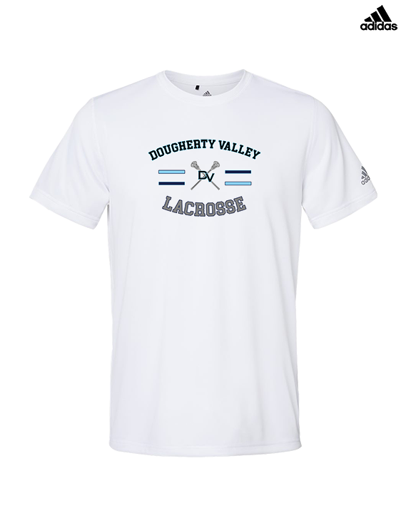 Dougherty Valley HS Boys Lacrosse Curve - Mens Adidas Performance Shirt