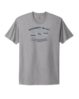 Dougherty Valley HS Boys Lacrosse Curve - Mens Select Cotton T-Shirt