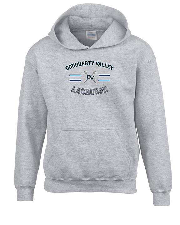 Dougherty Valley HS Boys Lacrosse Curve - Youth Hoodie
