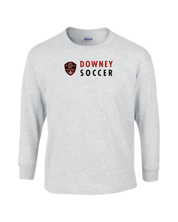 Downey HS Girls Soccer Basic - Mens Basic Cotton Long Sleeve