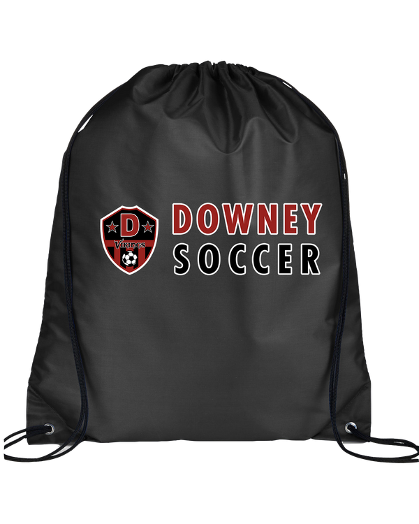 Downey HS Girls Soccer Basic - Drawstring Bag