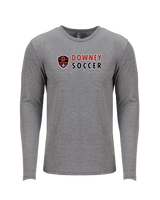 Downey HS Girls Soccer Basic - Tri Blend Long Sleeve