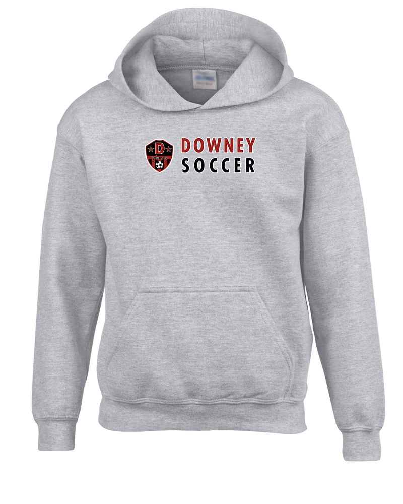 Downey HS Girls Soccer Basic - Cotton Hoodie