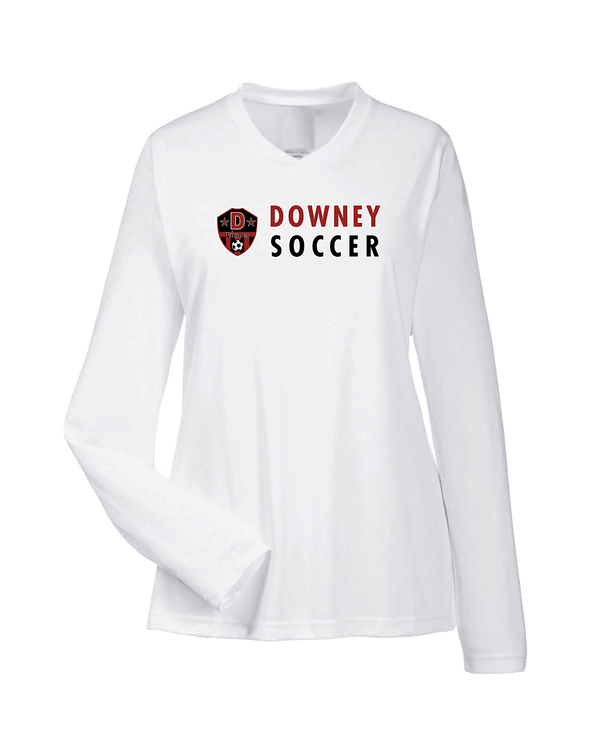 Downey HS Girls Soccer Basic - Womens Performance Long Sleeve
