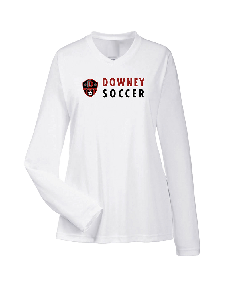 Downey HS Girls Soccer Basic - Womens Performance Long Sleeve