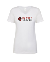 Downey HS Girls Soccer Basic - Womens V-Neck