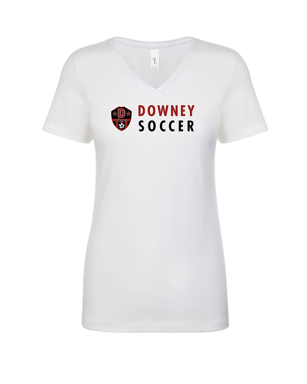 Downey HS Girls Soccer Basic - Womens V-Neck