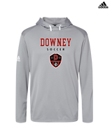 Downey HS Girls Soccer Block - Adidas Men's Hooded Sweatshirt
