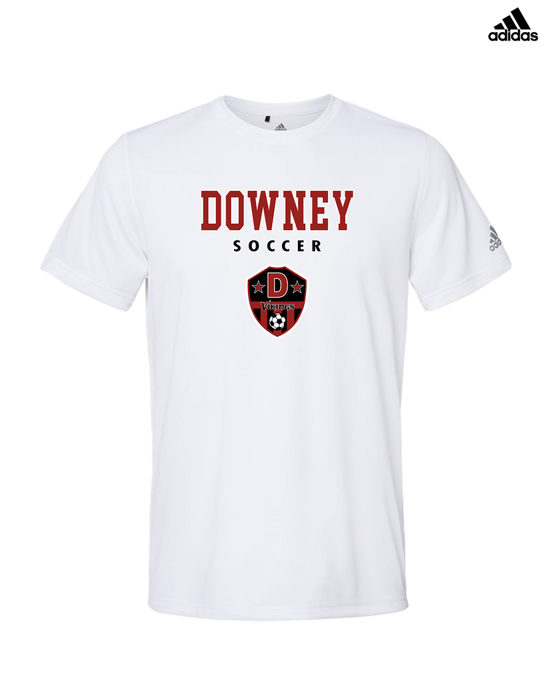 Downey HS Girls Soccer Block - Adidas Men's Performance Shirt