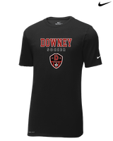 Downey HS Girls Soccer Block - Nike Cotton Poly Dri-Fit