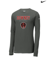 Downey HS Girls Soccer Block - Nike Dri-Fit Poly Long Sleeve