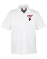Downey HS Girls Soccer Block - Men's Polo