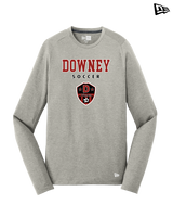 Downey HS Girls Soccer Block - New Era Long Sleeve Crew