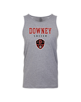 Downey HS Girls Soccer Block - Mens Tank Top