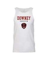 Downey HS Girls Soccer Block - Mens Tank Top