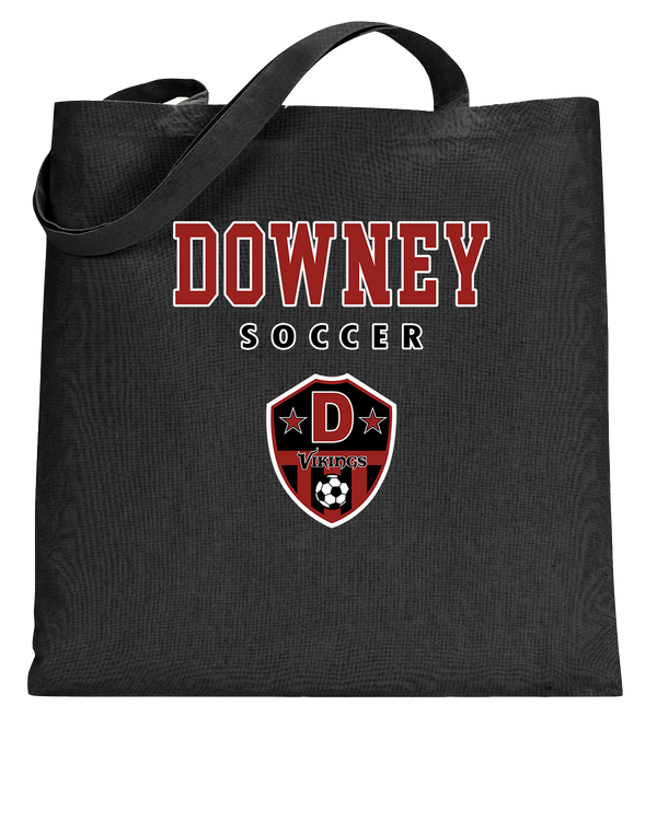 Downey HS Girls Soccer Block - Tote Bag