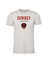 Downey HS Girls Soccer Block - Mens Tri Blend Shirt
