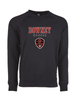 Downey HS Girls Soccer Block - Crewneck Sweatshirt