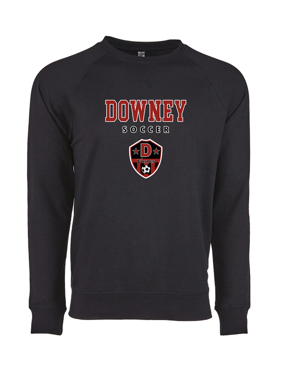 Downey HS Girls Soccer Block - Crewneck Sweatshirt