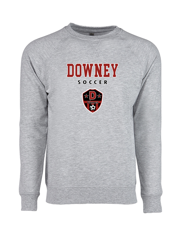 Downey HS Girls Soccer Block - Crewneck Sweatshirt
