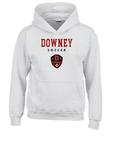 Downey HS Girls Soccer Block - Cotton Hoodie