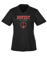 Downey HS Girls Soccer Block - Womens Performance Shirt
