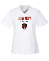 Downey HS Girls Soccer Block - Womens Performance Shirt