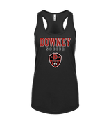 Downey HS Girls Soccer Block - Womens Tank Top