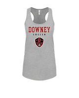 Downey HS Girls Soccer Block - Womens Tank Top