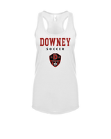 Downey HS Girls Soccer Block - Womens Tank Top