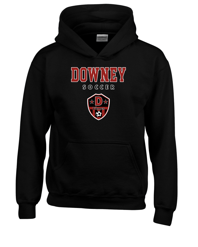 Downey HS Girls Soccer Block - Youth Hoodie