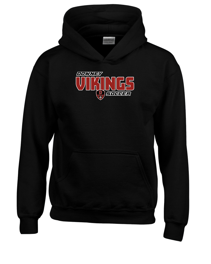 Downey HS Soccer Bold - Cotton Hoodie