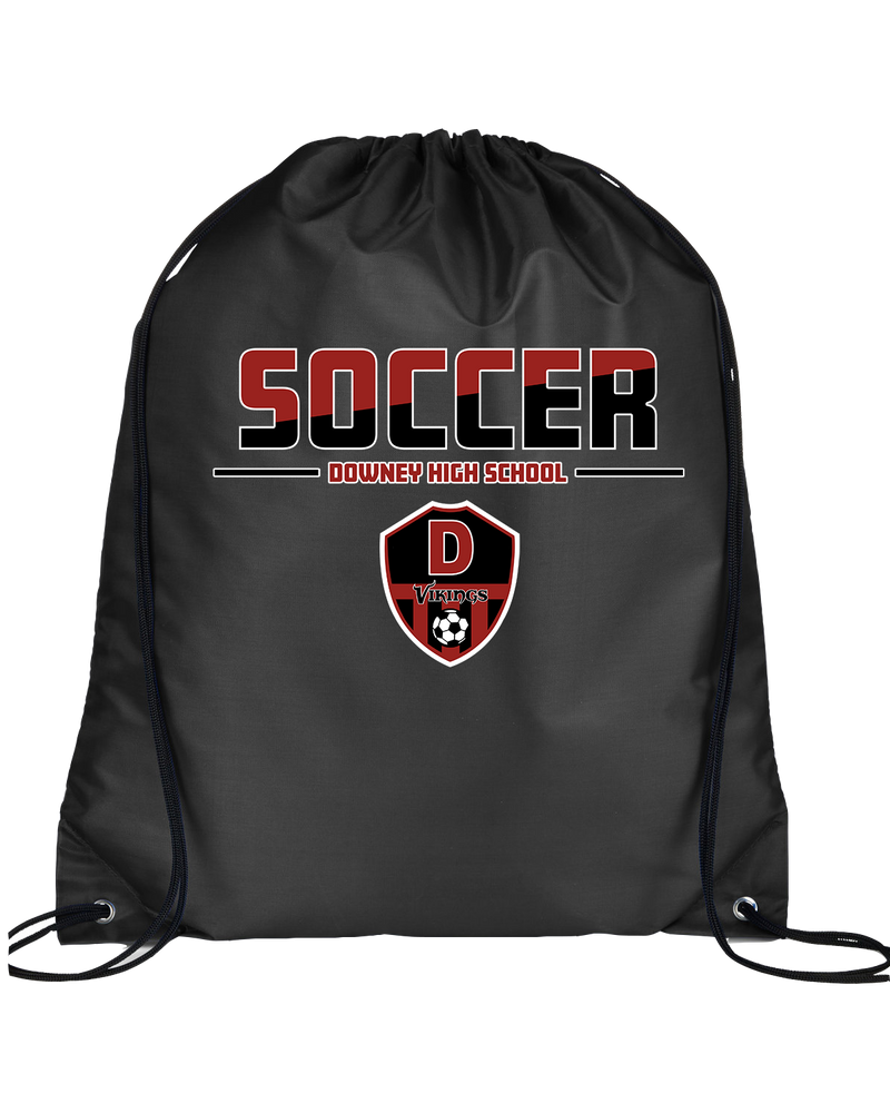 Downey HS Soccer Cut - Drawstring Bag