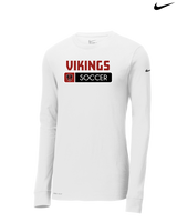 Downey HS Girls Soccer Pennant - Nike Dri-Fit Poly Long Sleeve