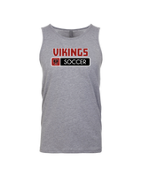 Downey HS Girls Soccer Pennant - Mens Tank Top