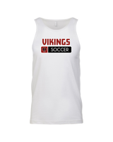 Downey HS Girls Soccer Pennant - Mens Tank Top