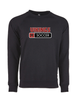 Downey HS Girls Soccer Pennant - Crewneck Sweatshirt