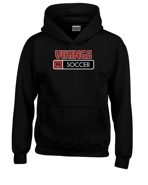 Downey HS Girls Soccer Pennant - Cotton Hoodie